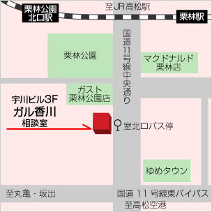 ガル高松（地図）